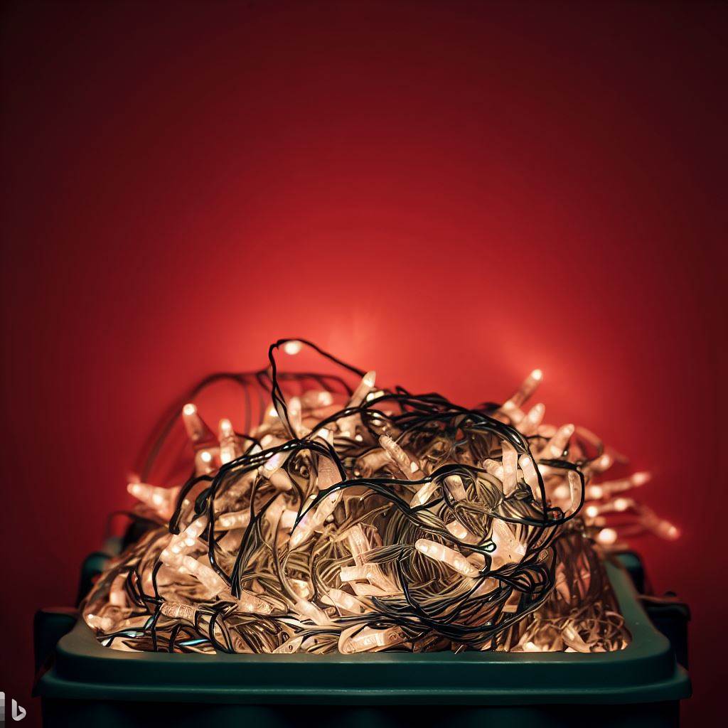 How To Recycle Christmas Lights?